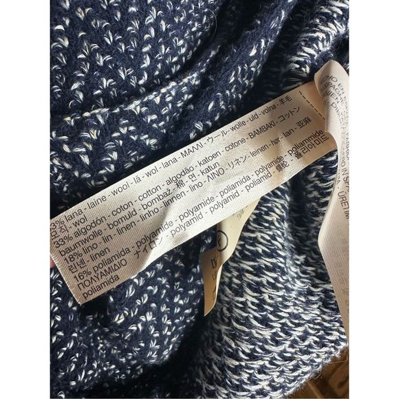 Massimo Dutti Knit Wool Blend Collared Blazer Sweater Jacket‎ Size Small Women's - Picture 8 of 10